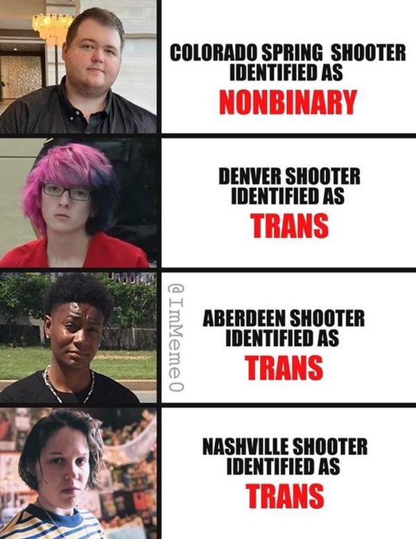 Nashville School Shooter and others were/are transgender