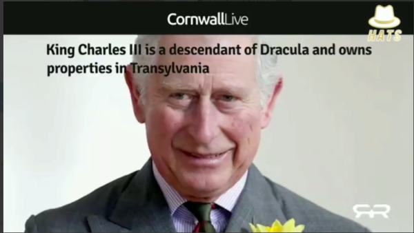charles related to dracula
